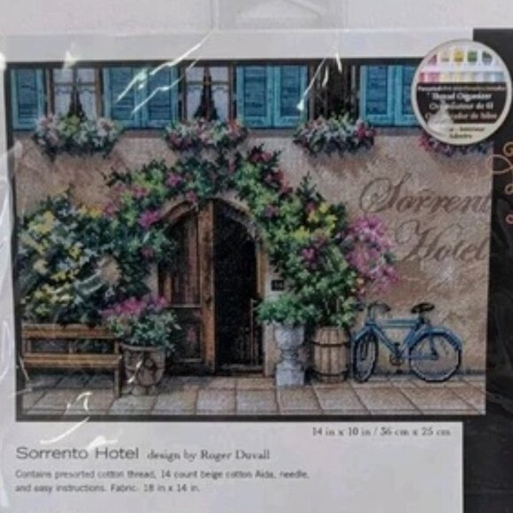 Dimensions Sorrento Hotel Counted Cross Stitch Kit New 14" x 10" 70-35270 - Picture 1 of 6